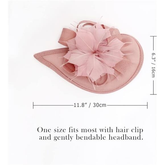 Fascinator Hats Tea Party Hat Vintage Pillbox Hat Headband - Picture 4 of 8